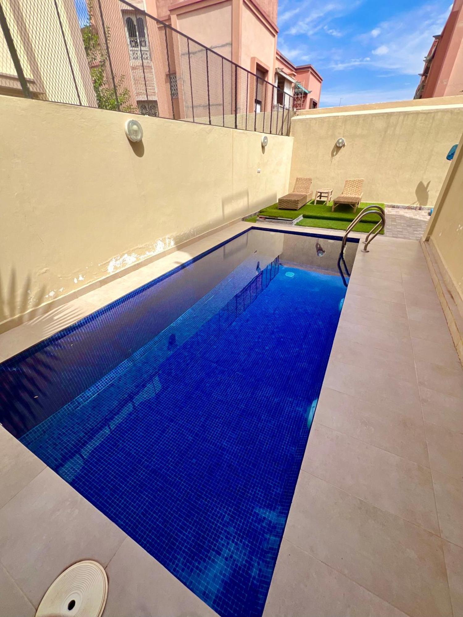 Villa Al Nour Avec Piscine Marrakesh Exteriör bild