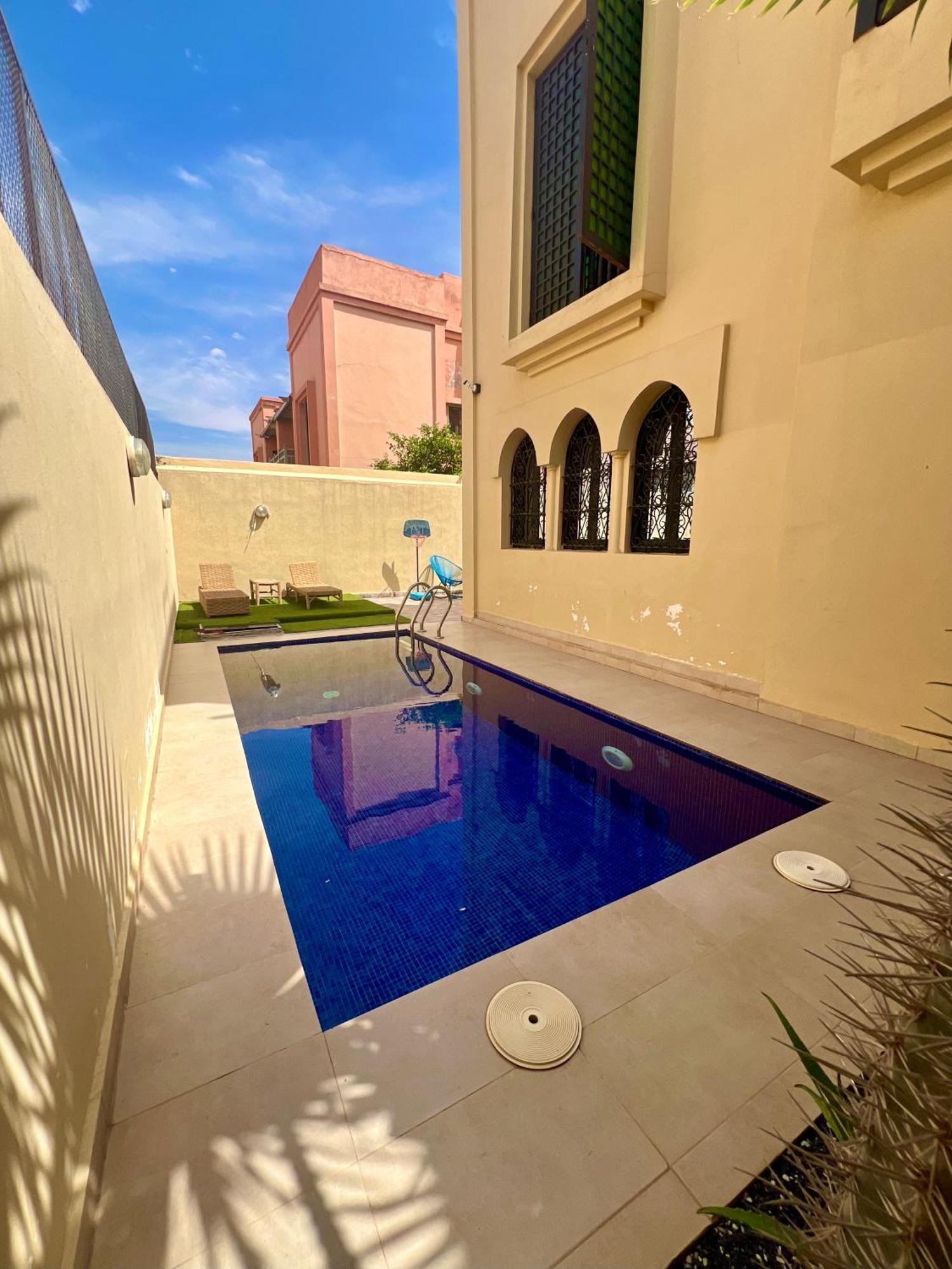 Villa Al Nour Avec Piscine Marrakesh Exteriör bild