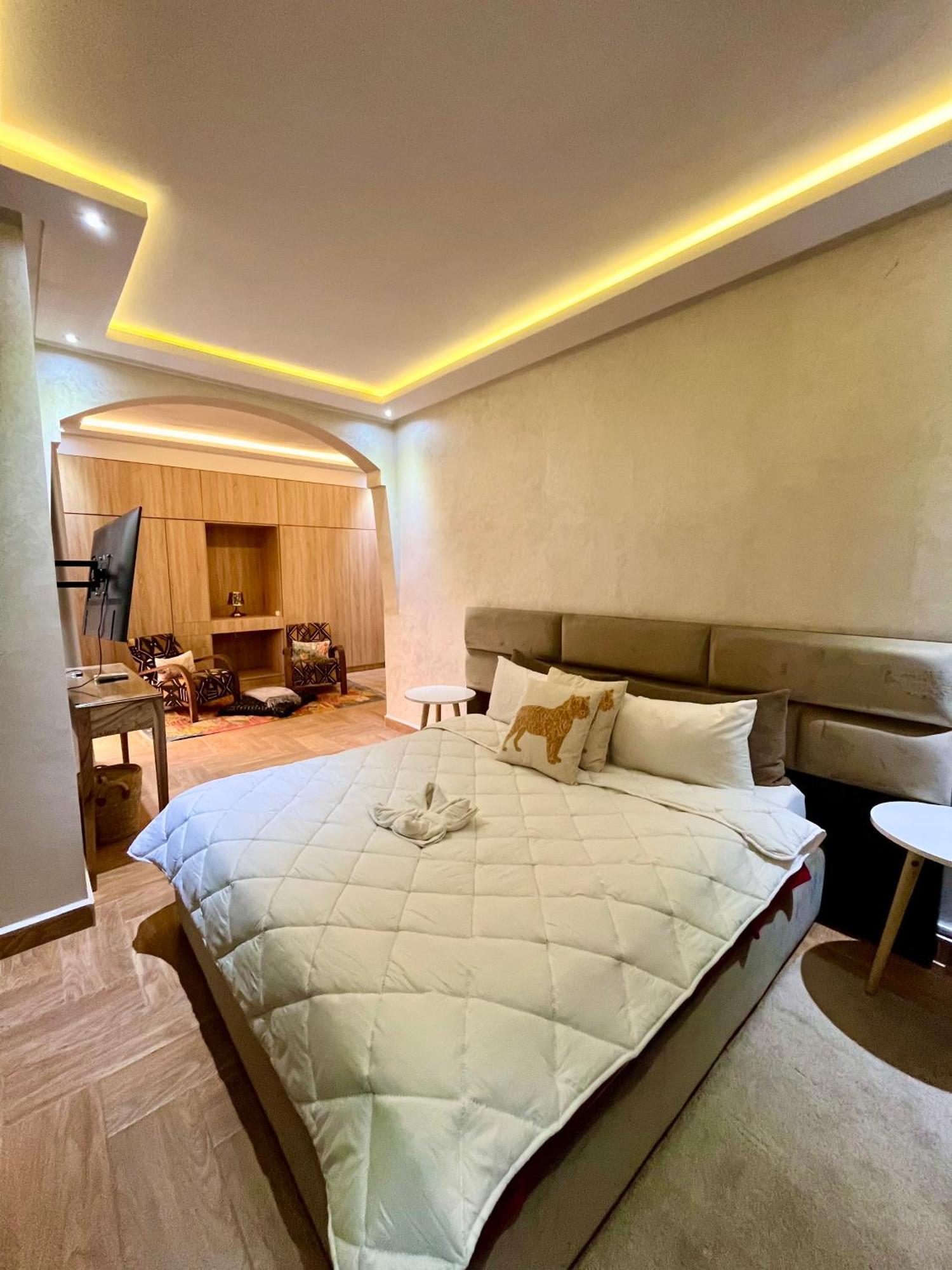 Villa Al Nour Avec Piscine Marrakesh Exteriör bild